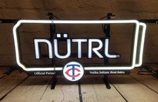 Minnesota Twins Nutrl Vodka Selzter Sign LED Hard Spiked Beer Light Target Field