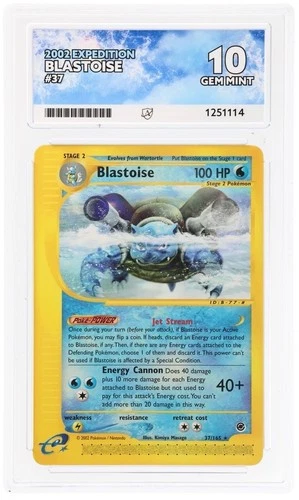 Blastoise Non Holo - Expedition - Pokemon Card - ACE 10