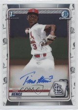2020 Bowman Draft Chrome Draft Picks Auto Tink Hence #CDA-MH Auto 4n0