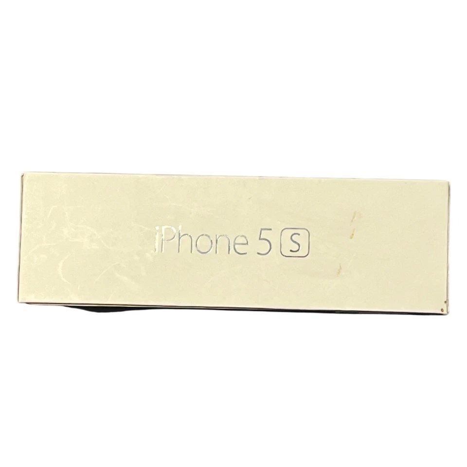 iPhone 5s Caja VACÍA Original Apple Embalaje Insertos Manuales Blanco 4 Pegatinas Foto 2 de 4