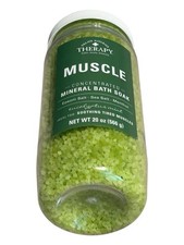 MUSCLE Therapy Village Naturals Mineral Bath Soak - 20 oz Epsom Salt Crystals