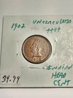 1902 UNC+++ Indian Head Cent Scarce This Nice