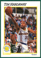 Tim Hardaway - 1991-92 NBA Hoops #67 - Golden State Warriors Basketball Card
