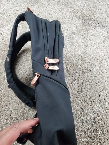 The North Face Isabella Backpack Black Pink Padded Outdoor - Picture 7 of 22