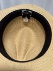 Sun Hat Scala Hat Handmade Wide Brim Size M Beige W/ Black Hatband And Logo — photo 7
