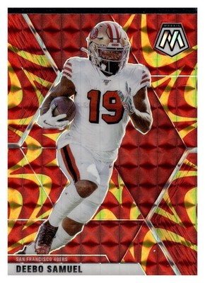DEEBO SAMUEL 2020 Panini Mosaic REACTIVE GOLD #177 49ers B9