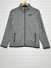 Patagonia Boy  s Better Sweater Gray Full Zip Fleece Youth XL 14 GUC 