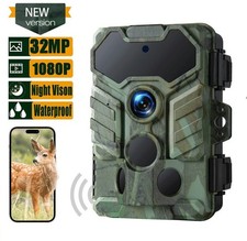 1080P Hunting Camera Trap 32MP Infrared Night Vision WiFi Bluetooth Trail Camera