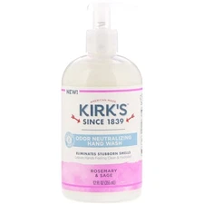 Kirk's Odor Neutralizing Hand Wash Rosemary and Sage Hypoallergenic 12 Fl Oz