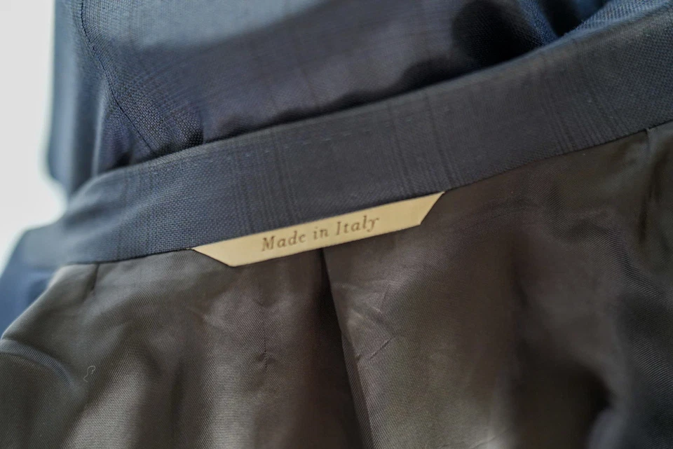 Traje Chaqueta Blazer Canali Exclusivo Para Hombre 40R 50EU Azul Marino Hecho en ITALIA BONITO Foto 4 de 4