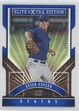 2015 Panini Elite Extra Edition Status Blue Die-Cut 26/100 Bryan Hudson #83 0o6v