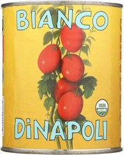 Tomates enteros orgánicos Bianco DiNapoli 28 oz paquete de 6 para cocinar
