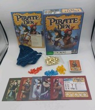 Pirate Den Family Bluffing Board Game 2015 Crash Games Complete