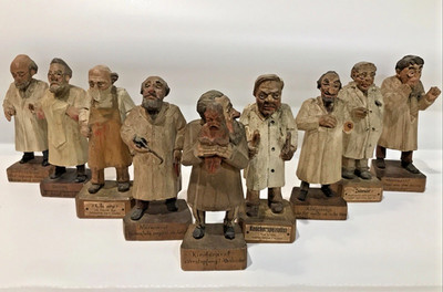 Jaschke Pretzl German Wooden Statue Hand Carved