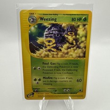 2002 Pokemon Expedition Weezing 70/165 Non-Holo Rare e-Reader Hajime Kusajima MP
