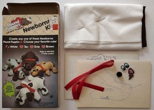 1985 Tonka Pound Puppies Newborns Sewing Craft Kit White 2