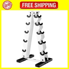 YES4ALL Dumbbell Rack Stand Only, 5 Tier a Frame Weight Rack for Dumbbells