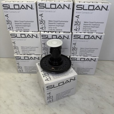 Lot of 10 Sloan Regal Water Closet Diaphragm 4.5 GPF Flush Valve Repair Kit