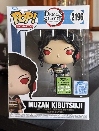 Funko Pop!: Metalllic MUZAN KIBUTSUJI #2196 ECCC 2026 Demon Slayer Exclusive