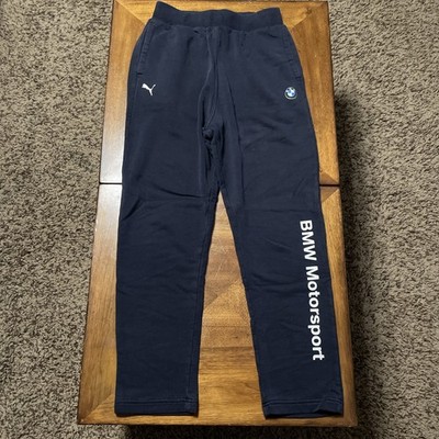 Puma Sweats BMW Motorsport Navy Blue Straight Leg Casual Pants Women s Medium