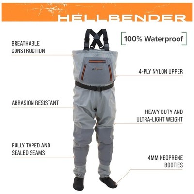 Waterproof Fishing Wader with Neoprene Booties$