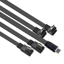 Silicone Microed USB Male Female Extension Cable For Pphones Tablets Cameras