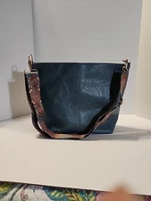 Olive Green, Sholder Bag an could be a crossbody bag.  , Faux Leather, 