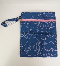 Sarah Wells Wet Dry Pumparoo Breast Pump Bag with Removeable Staging Mat Blue