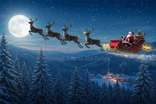 Digital Image Picture Photo Wallpaper Background Desktop AI Art Santa Christmas