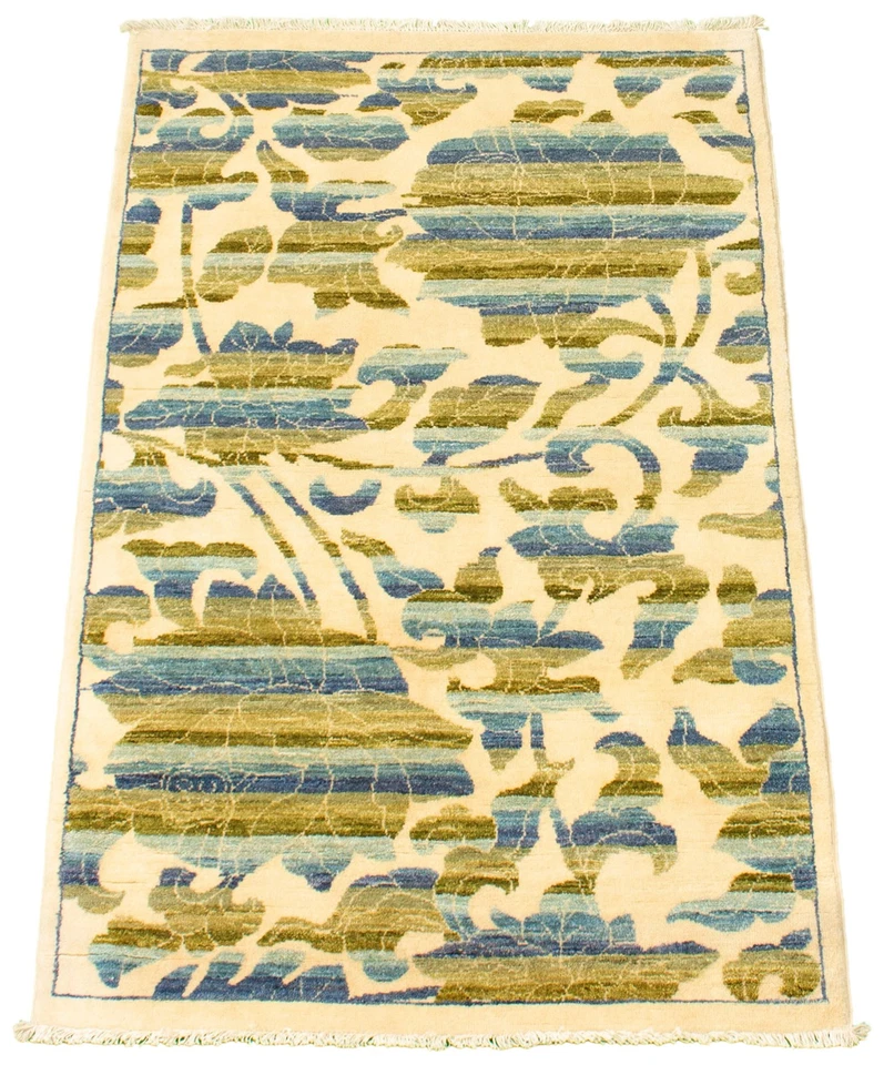 Hand Knotted Area Rug 3'0" x 5'2" Traditional Oriental Wool Carpet - Image 3 of 4