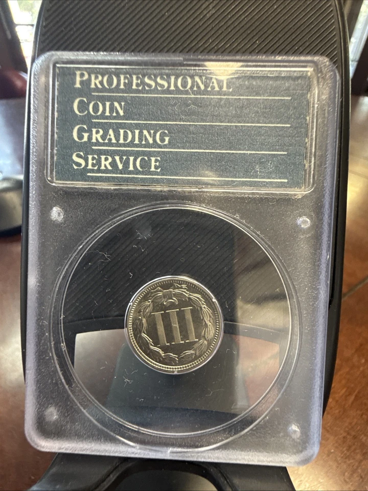 1881 Three Cent Nickel PCGS PR65 Proof CAC Old Green Holder OGH 3 - Image 3 of 4