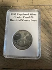 Engelhard Prospector 1/2-Troy Oz. Fractional .999 Silver Bullion Round 1985