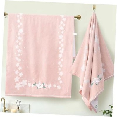  Bath Towels Set of 2, 28''x56'' - 100% Cotton | 2PC Bath Towels (28''x56'') Pink