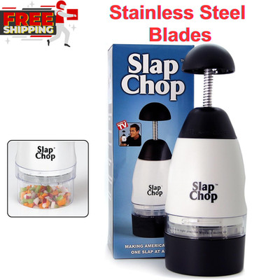 Original Slap Chop Slicer Chopper with Stainless Steel Blade & Butterfly Opening