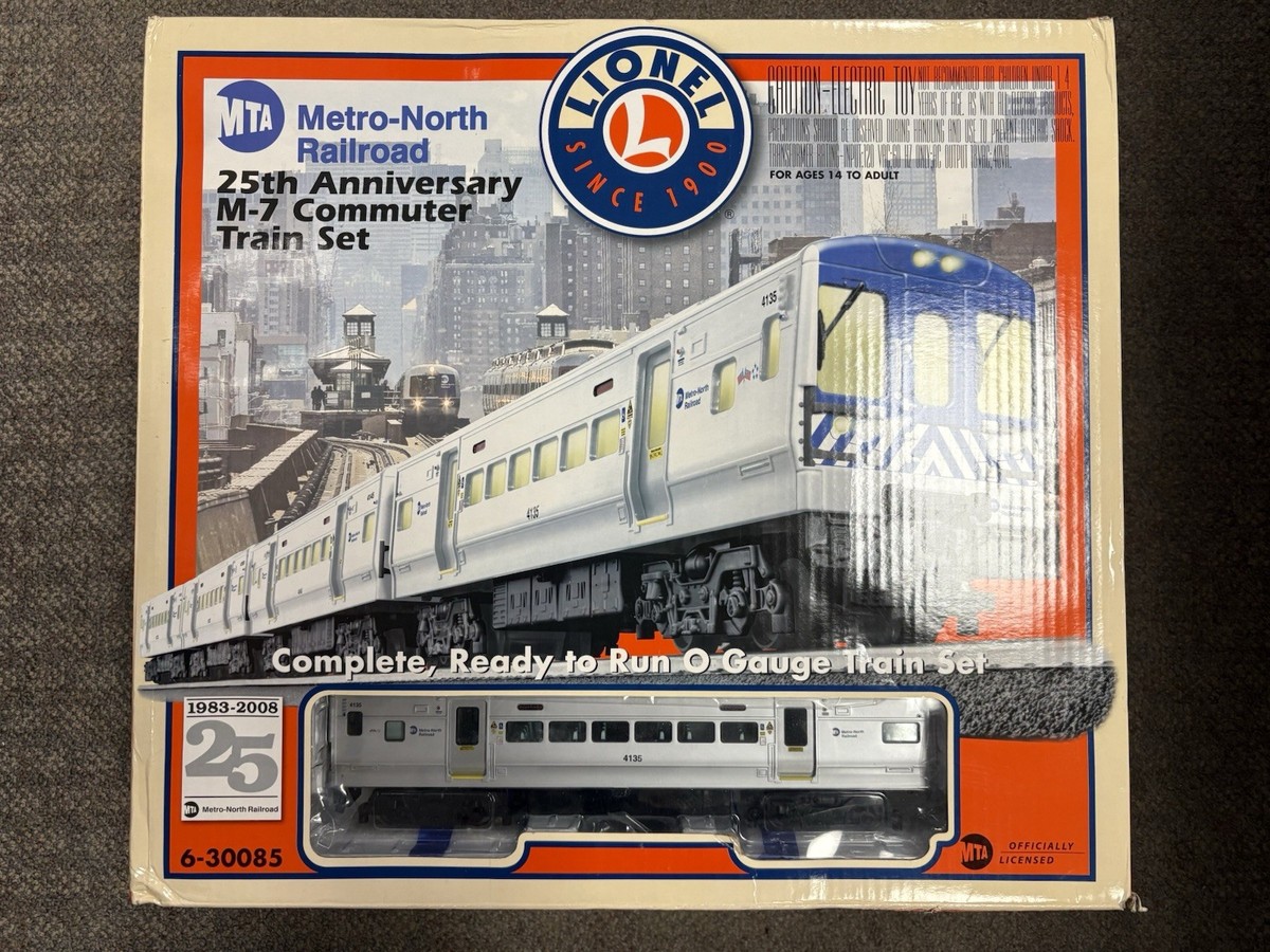 Lionel O Metro North RR MTA M7 Commuter Locomotive Train