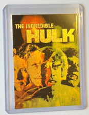 The Incredible Hulk Gold Plated Artist Signed "Lou Ferrigno" Trading Card 1/1 The Incredible Hulk Gold Plated Artist Signed "Lou Ferrigno" Trading Card 1/1