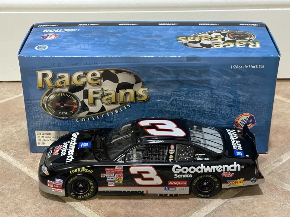 2001 Dale Earnhardt Goodwrench W/ Sonic Daytona 500 Last Ride NASCAR Action 1/24 - Image 3 of 4