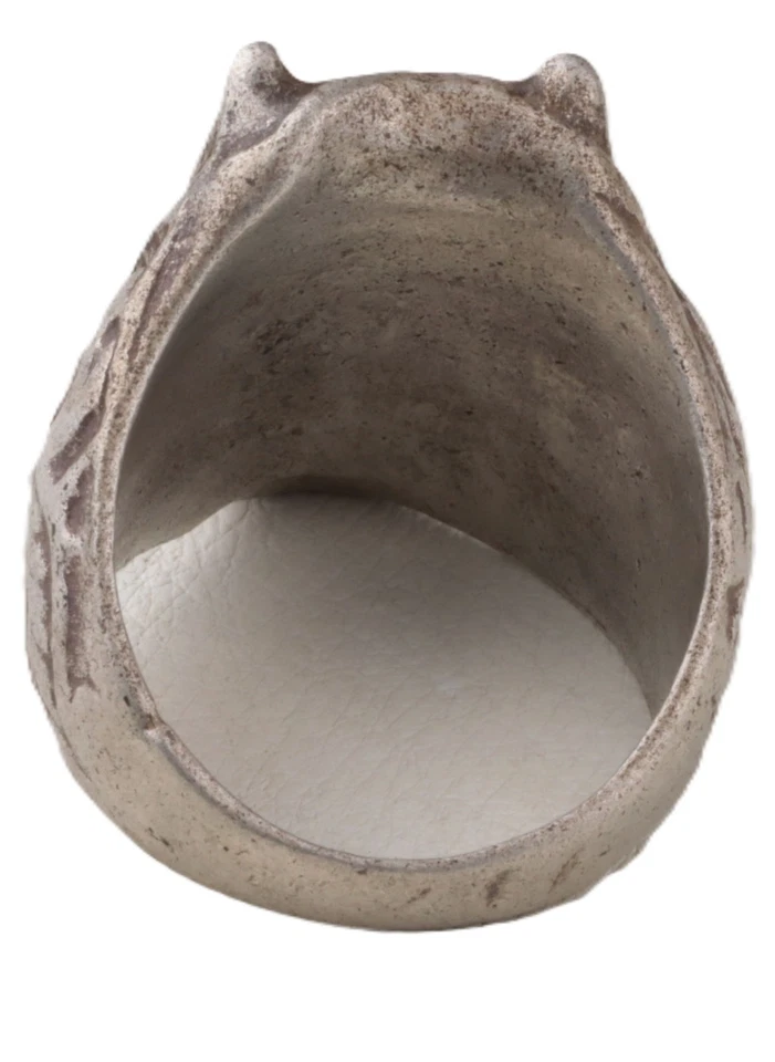 U-382 Devil smile 835 silver U-boat WW2 German ring naval submarine Satan U-Boot - Image 2 of 4