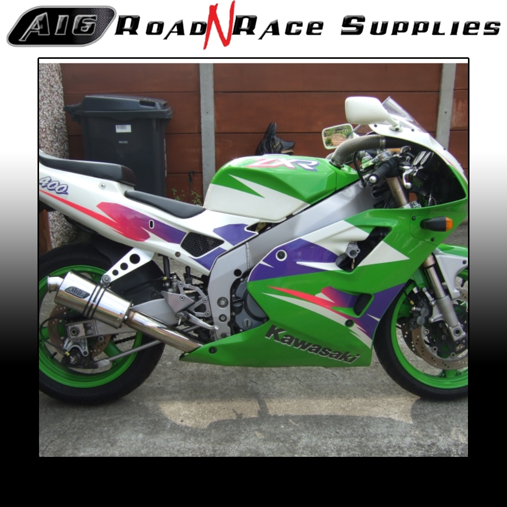 Kawasaki ZXR400 1991-2000 L Model - A16 Stubby Stainless Exhaust