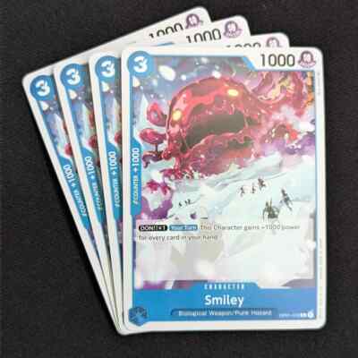 Smiley - Romance Dawn (OP01-072) One Piece TCG x4 Playset ENG NM