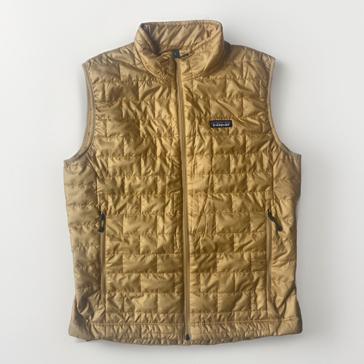 Patagonia Nano Pufferfish Gold Vest Color Puffer Men's Size XL New
