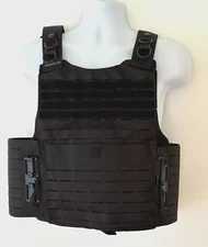 PROTECH Tactical Armor Carrier Vest XL Black First Spear Tubes Laser Cut Molle