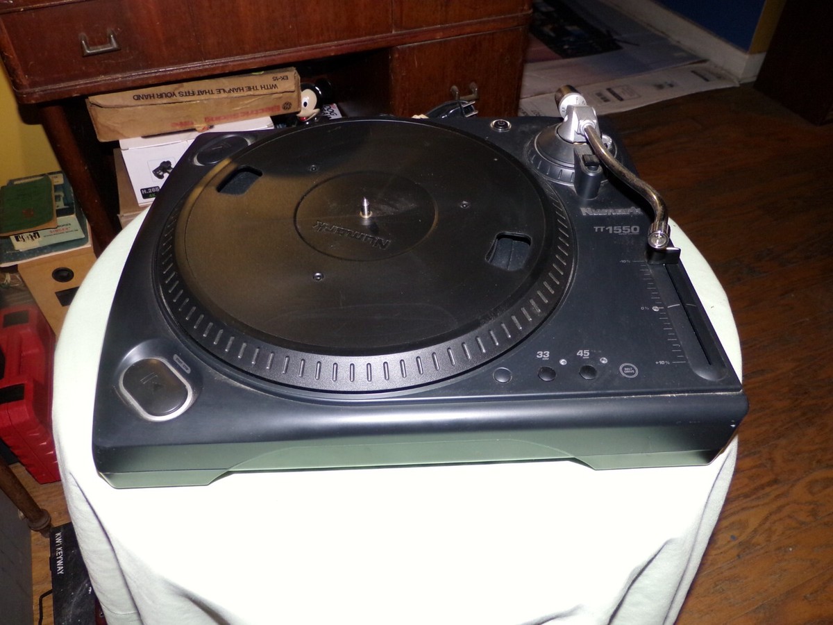 Numark TT1550 Manual Turntable Belt Drive DJ (No Needle) | eBay