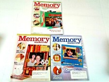 Lot of 3 Memory Makers Scrapbooking Magazines - Dec, 2006  Jan  Feb, 2007