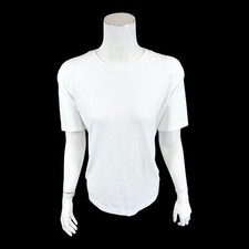 Cuddl Duds Women's Regular CottonWear Oversized Tunic Tee White X-Small Size
