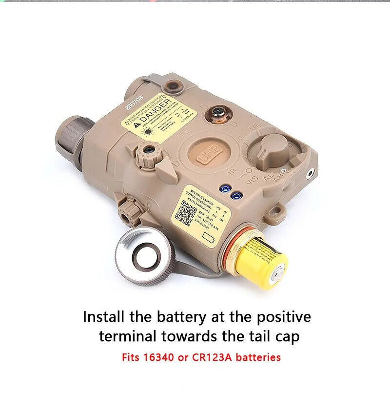 Tactical PEQ 15 IR Illuminator Red Green Blue IR Laser Aiming Sight ...