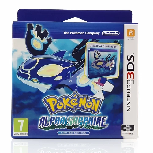 Nintendo 3DS Game: Pokemon Alpha Sapphire Limited Edition Original Packaging New Sealed