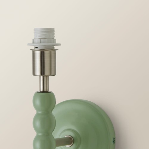 Pair Of Wall Light Fittings Bobbin Base Bedside Living Room Reading Lights - Picture 17 of 24