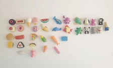 33 WKG Gomu Novelty Animals Toys Collectible Fun Erasers