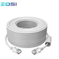 ZOSI 60ft 100ft 150ft High Speed Cat5e Ethernet Cable Network RJ45 wire cord POE